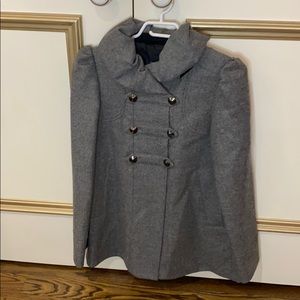 French Connection Gray pea coat